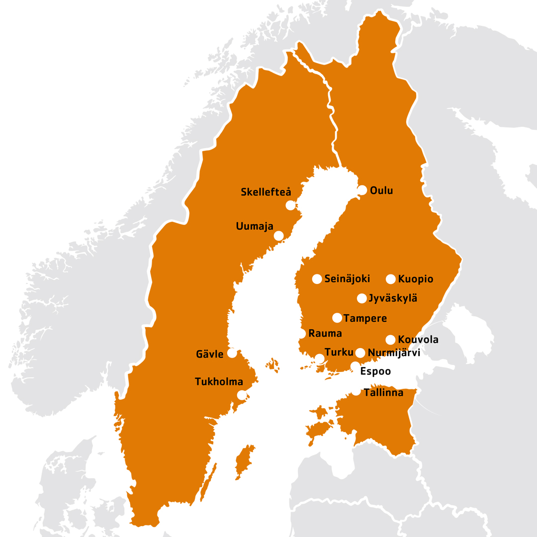 Telinekataja Kartalla