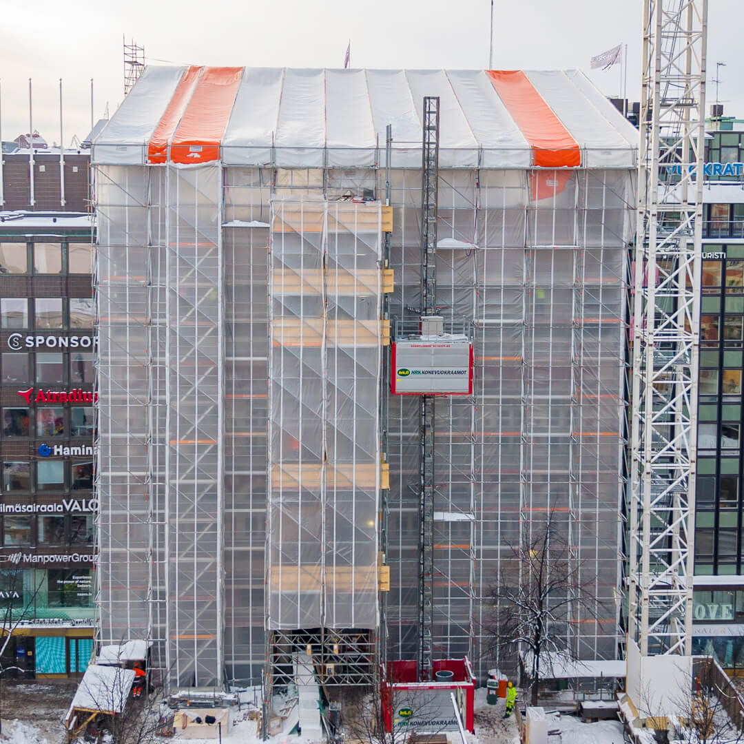 Telinekataja Mannerheimintie 6 sääsuojaus