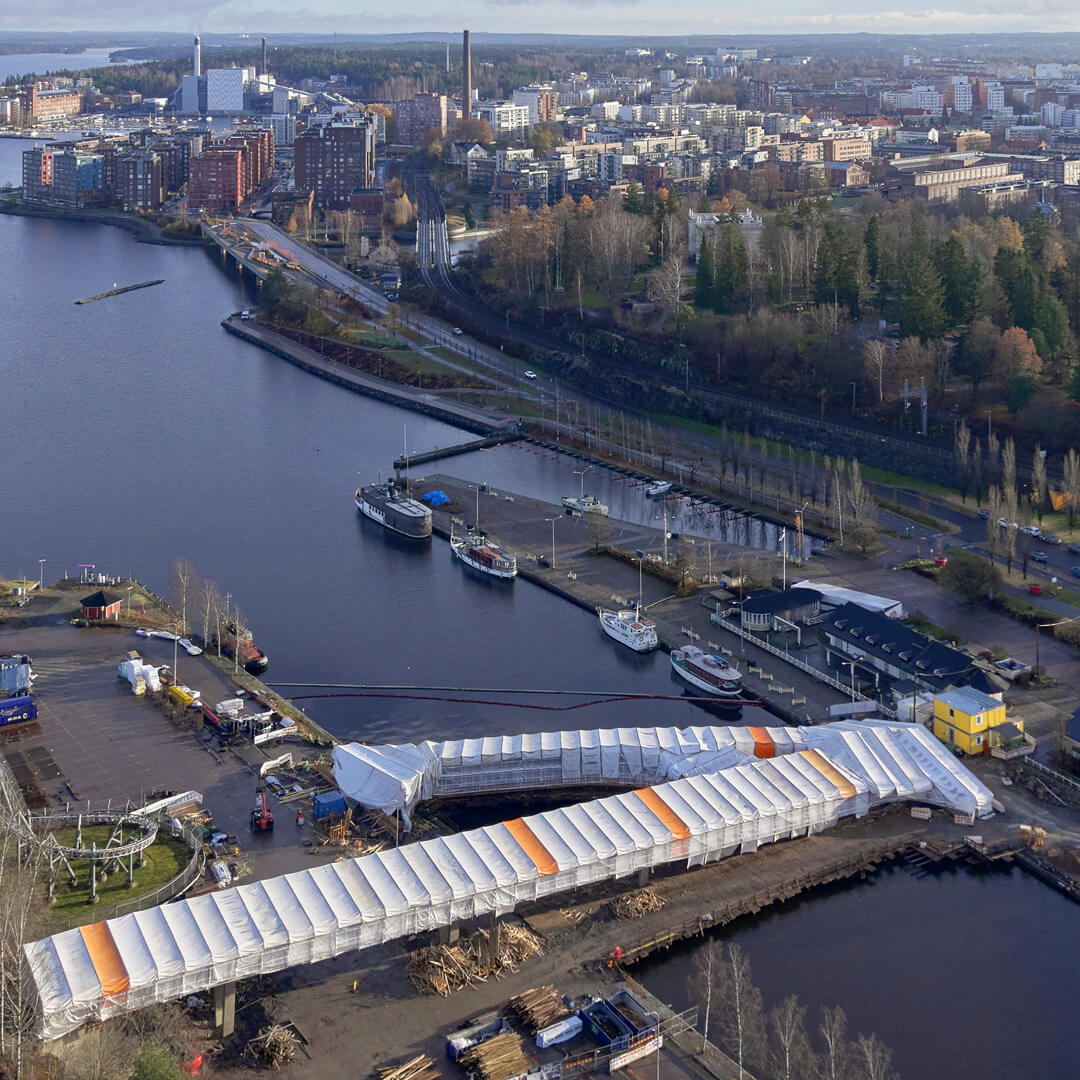 Telinekataja Särkänsilta Tampere