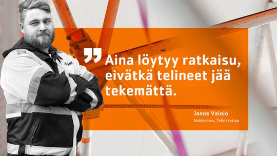 Kenttien luottomies: Janne Vainio