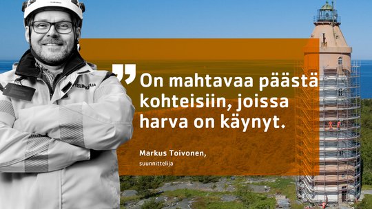 Markus Toivonen: työnjohtajasta suunnittelijaksi