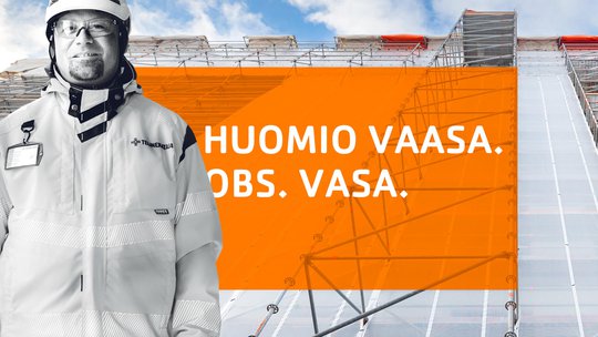 Tule meille Vaasaan työnjohtajaksi – Kom och jobba som arbetsledare i Vasa