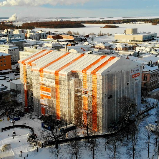 Telinekataja Oulun kaupungintalo