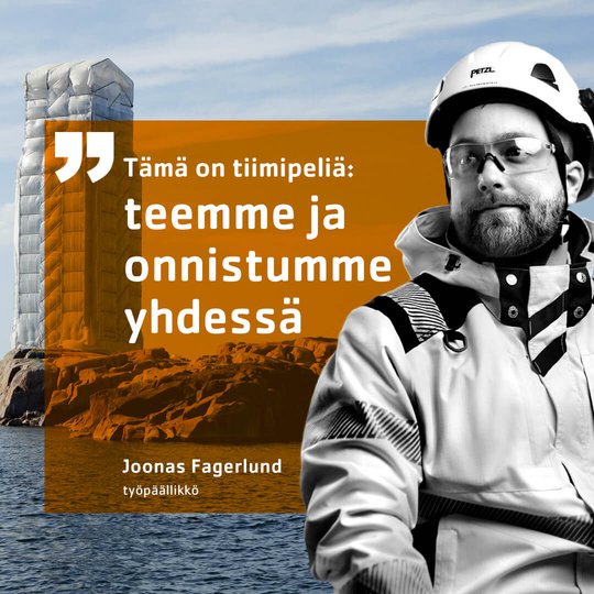 Telinekataja Joonas Fagerlund