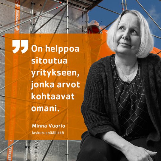 Telinekataja Minna Vuorio